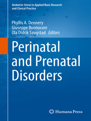 cover image of Perinatal and Prenatal Disorders